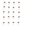 20pcs. of 104 Ceramic Capacitor 0.1uF 100nF Low Voltage DIP