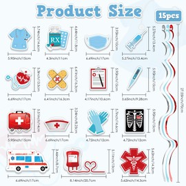 Nurses Day Decoration Spiral Tag for Nurses Day Party Decoration