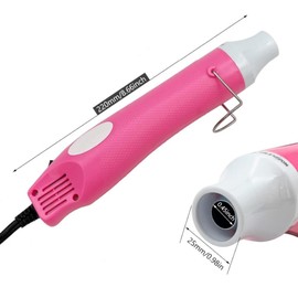 Hot Air Machine, Embossing Heater, For Resin, Small, Lightweight, Mini Heat Gun, 300 W, Rapid Heating, Heat Tool, Hot Gun, Air Gun, DIY Crafts, Drying Clay, Heat Shrink Tubing, Paper Decoration,