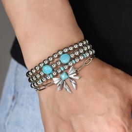 Turquoise Bracelet for Women Western Jewelry Cowgirl Bracelets Boho Bracelet for Country Outfits