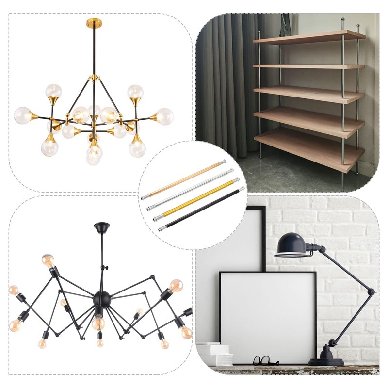 sourcing map Set of 2 Extension Rod Set M10 3.94