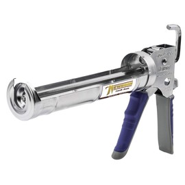 Newborn 950-GTS Smooth Hex Rod Cradle Caulking Gun with Gator Trigger Comfort Grip, 1/10 Gallon Cartridge, 12:1 Thrust Ratio