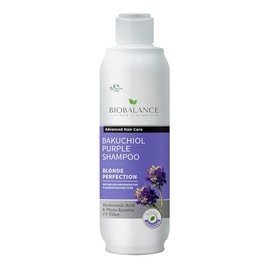 Bio Balance Blonde Perfection Purple Shampoo with Bakuchiol, for colour treated or natural blonde hair