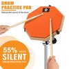 Newellsail Drum Practice Pad 8 Inch Drum Pad Rubber Dumb