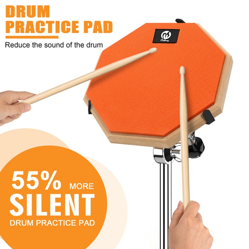Newellsail Drum Practice Pad 8 Inch Drum Pad Rubber Dumb
