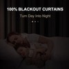100% Blackout Shield Full Blackout Curtains for Bedroom 84 inch