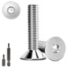 Countersunk Screws M5 x 20 mm Stainless Steel Hexagon Socket