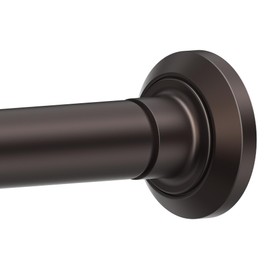 ENJOYBASICS Shower Curtain Rod 30 to 76 Inches, 1 Inch Stainless Steel Adjustable Spring Tension Rods No Drill for Bathroom, Closet, Window, Room Divider, Never Rust, Non Slip, Bronze