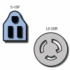 Iron Box NEMA 5-15P to L5-20R Plug Adapter - 15A/125V,