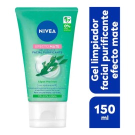 Gel Nivea Limpiador Facial Purificante Efecto Mate 150 mL
