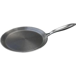 MYBO TV Excellium 3D Crepe Pan - Non-Stick Coating - Induction - Oven Safe - Robust & Versatile - Honeycomb Pan Scratch Resistant - Heat Resistant Handle - 26 cm, Black