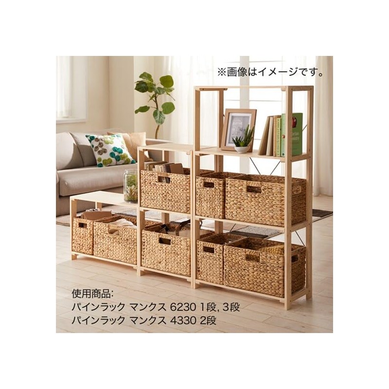 Nitori 8791363 Munx 6230 Pine Rack 1-Tier