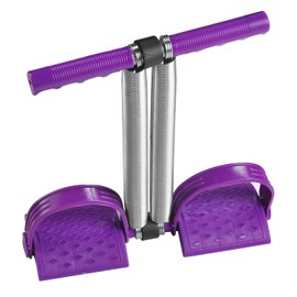 COVVY Elastic Sit Up Equipment, Pull Rope Dual Spring Tension Foot Pedal Sit Up Equipment for Abdominal, Leg Exerciser Tummy Trimmer Sport Fitness Slimming Training Bodybuilding at Home Gym