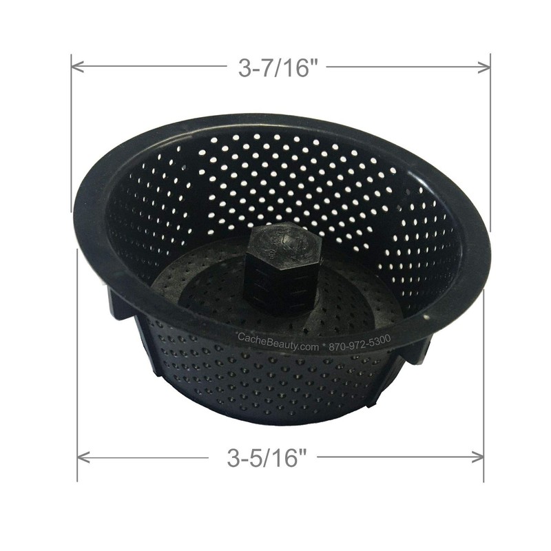 Marble 1730 Hair Strainer Cup for Shampoo Bowl 3-1/2" Dia