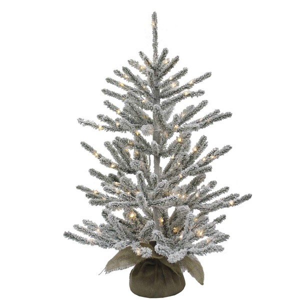 Kurt S. Adler TR2484LEDWW Artificial Christmas Tree, Green, White