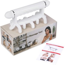 teepten Fascia Blaster, Massage Tool for Tighten Skin Lymphatic Drainage White