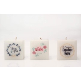 70 Velas personalizadas recuerdo boda bautizo baby shower primera comunion luctuoso