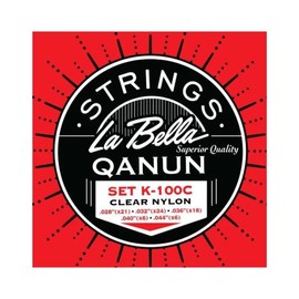 La Bella Set K-100C Clear Nylon Optimal Intonation Qanun Strings
