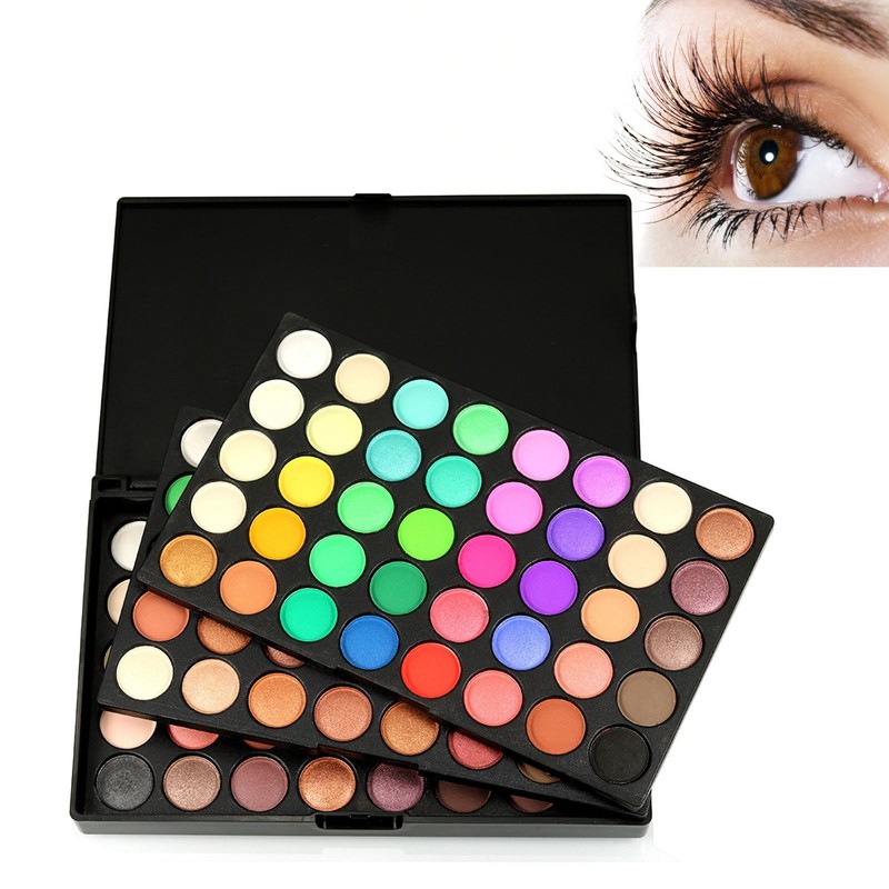 120 Colors Eyeshadow Palette Long Lasting Glitter Matte Eye Shadow