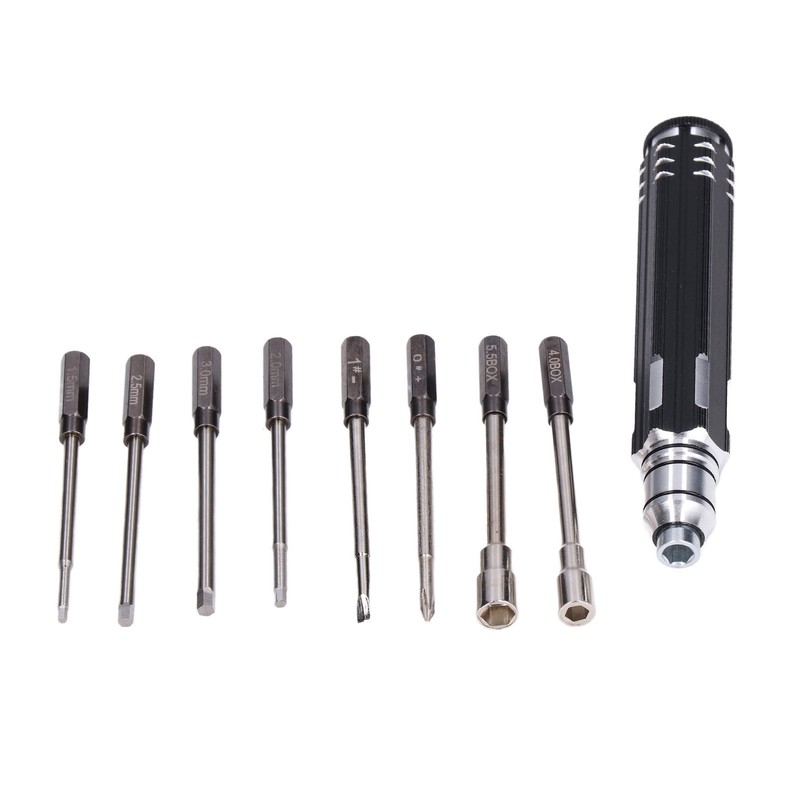 Screwdriver Set High Strength Simple Practical Design 8 in 1