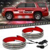 XRIDONSEN 2PCS 60 inch Truck Emergency Lights Strip 720 LED