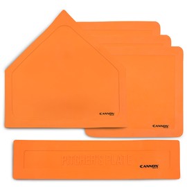 Cannon Sports Throwdown Base Set for Indoor/Outdoor Use (Orange)
