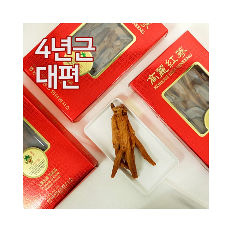 4-year-old Korean red ginseng, dried red ginseng, dried red ginseng,