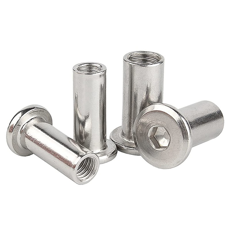Yudesun Stainless Steel Lock Nuts - M6 M8 Internal Thread