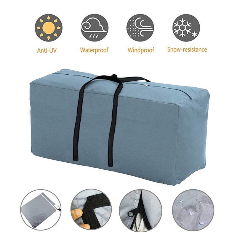 Yolaka Waterproof Seat Cushion Storage Bag with Zip and Handles