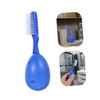 Outanaya 3pcs Portable Tooth Cleaning Brushes Ergonomic Short Handle Toothbrushes