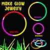 426 Pieces Premium Glow Sticks with Connectors, Party Kit for