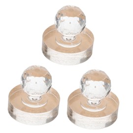 Mikinona 3pcs Cosmetics Stamper Eyeshadow Mold Press Blusher Pressing Stamp Precision Makeup Tool