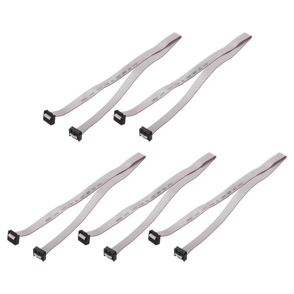 sourcing map 5 Pcs IDC Flat Ribbon Cable, 2.54mm Pitch