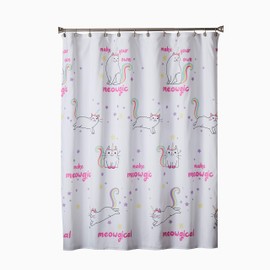 SKL Home Meowgic Shower Curtain, Multi
