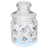 Snoopy [Storage Container] Glass Canister / Olaf Check Series Peanuts