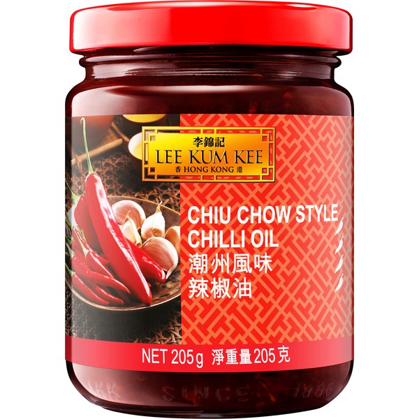 Lee Kum Kee Chiu Chow Chili Oil, 7.2-Ounce Jars (Pack of 4)