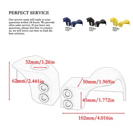 Motorcycle Front Fork Shoe Cover Plastic Bottom Shoe Cover Protector Front Shock Cover for DRZ400 DRZ400S DRZ400SM 2000-2022（Blue）