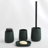 MSV Maonie Toilet Brush Ceramic Toilet Brush Set Matt Dark