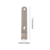Honbay 2PCS Stainless Steel Mini Multi-function Pocket Pry Bars Crowbars