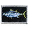 2" x 3" Bluefin Tuna Sportfish Tactical Patch - Black