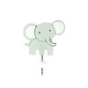 Mousehouse Gifts Grey Elephant Single Wooden Wall Hook Coat Hook