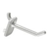 Azar Displays 800002-W Pack of 50 White Pegboard Hooks (Also Available in Black & Clear) - 2” Pegboard Hook Set (4” & 6” Pegboard J Hooks Also Available) - Polycarbonate Plastic Hooks for Retail