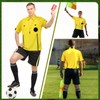 Hoemwarm 5 Pack Soccer Referee Flags Kit, Referee Accessories Set