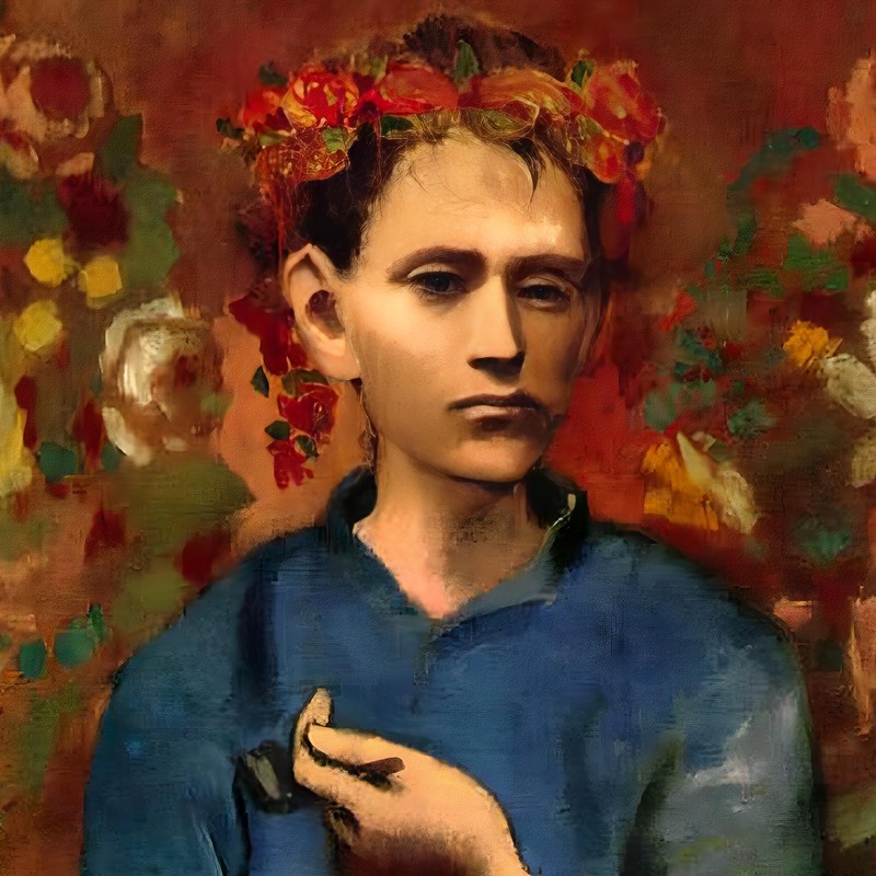 24x36 gallery poster, Boy with a Pipe by Pablo Picasso