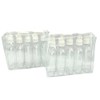 2 x Holiday Travel Clear Plastic Bottles Packs - 10