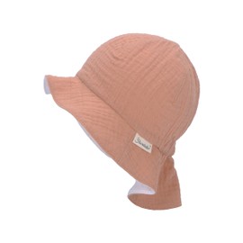 Sterntaler Unisex Children's Reversible Sun Hat Plain Children's Hat, brown