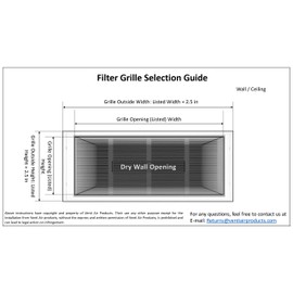 Venti Air 24" X 18" Steel Return Air Filter Grille - Removable Face/Door for 1 inch Filters - HVAC Duct Cover Grill (2-3 Business Day Delivery) [Outer Dimension: 26.5"W X 20.5" H]