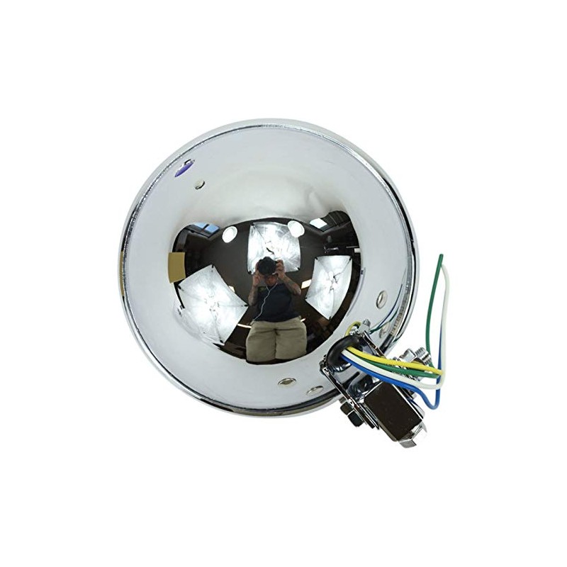 MOTO IRON Chopper Style Headlight 5.75"