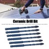 10Pcs Cross Spearhead Drill Bit Carbide Bits with 1/4in Hex