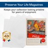 BCW Life Magazine Bags -1 Pack of 100 | Crystal
